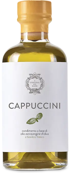 Huile d'olive vierge extra Cappuccini au basilic